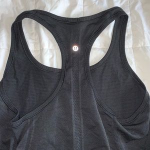 lululemon athletica Black Racerback Tank Top